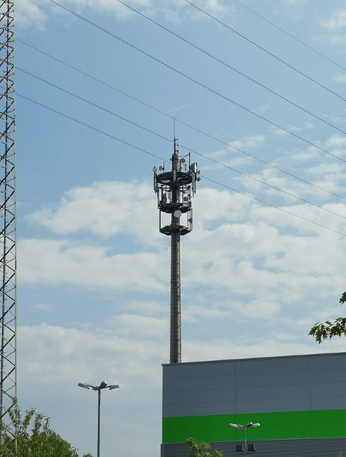 5G-Mast Karlsruhe
